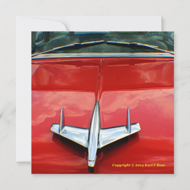 Invitación 1955 de Chevy (Anverso)