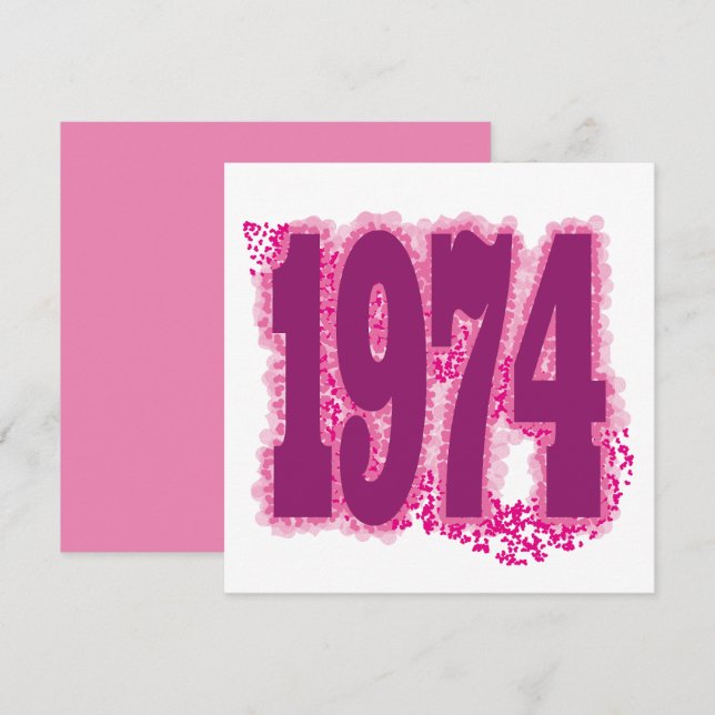 INVITACIÓN 1974 (Anverso / Reverso)