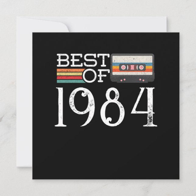 Invitación 1984: Regalo de aniversario de la época de los 36  (Anverso)