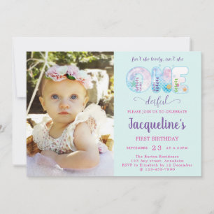 Invitación 1.ª Bonito De Cumpleaños De Chicas Bajo El Mar