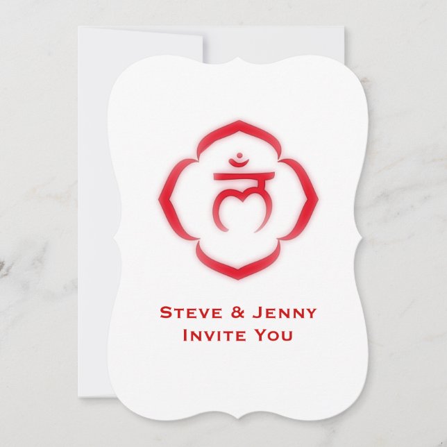 Invitación 1.ª chakra (la raíz) (Anverso)