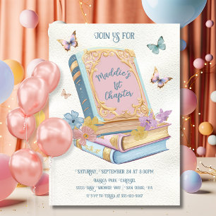 Invitación 1.ª fiesta de cumpleaños del libro de cuentos de c