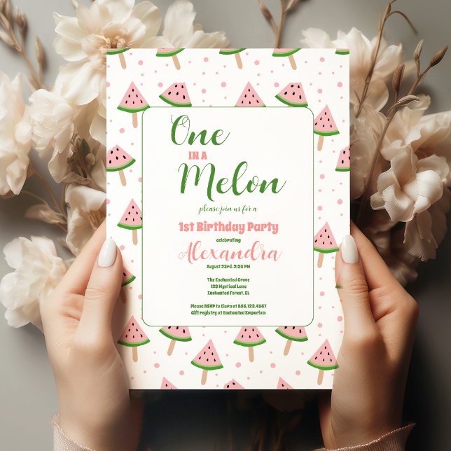 Invitación 1.ª sandía Cumpleaños (Subido por el creador)