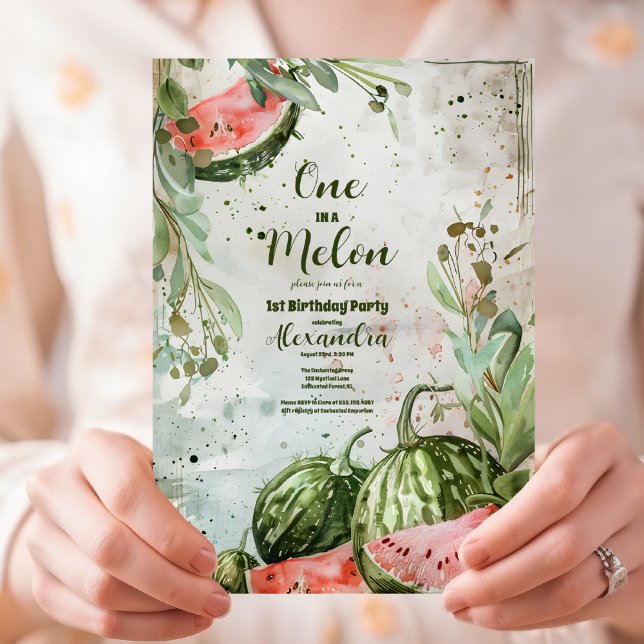 Invitación 1.ª sandía Cumpleaños (Subido por el creador)