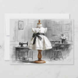 Invitación 1.ᵉʳ Alumno al estilo blanco y negro