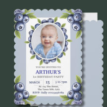 1.ᵉʳ arándano de cumpleaños