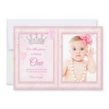 1.ᵉʳ chica de cumpleaños globos con foto rosa