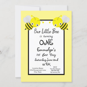 Invitación 1.ᵉʳ cumpleaños