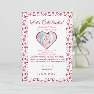 Invitación 1.ᵉʳ cumpleaños