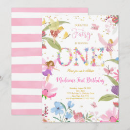 Invitación 1.ᵉʳ cumpleaños de oro