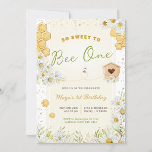 Invitación 1.ᵉʳ cumpleaños dulce para ser Fiesta de un Chica 