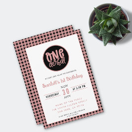 Invitación 1.ᵉʳ Fiesta de cumpleaños lindo primer cumpleaños 