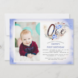 Invitación 1.ᵉʳ Fiesta fotográfico de cumpleaños