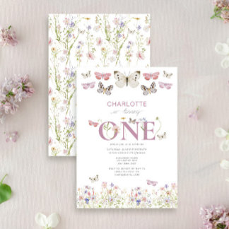 Invitación 1.ᵉʳ Nacimiento La Flor Silvestre Se Está Girando 