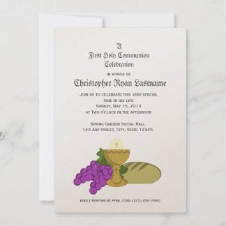 Invitación 1.ᵉʳ pan de vida de comunión