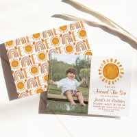 1.ᵉʳ Viaje Amarillo Sunshine Photo Birthday