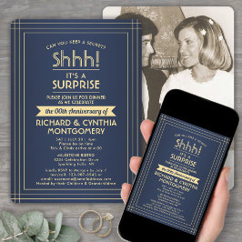 Invitación 1 Aniversario de la foto Fiesta Sorpresa Marina Or