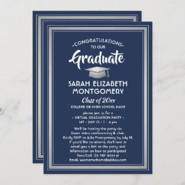 Invitación 1 foto de la Marina Virtual de Graduación Plata Bl