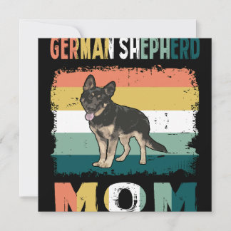 Invitación 1 German Shepherd Mom