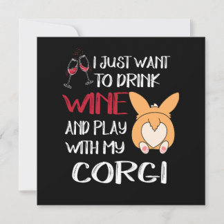 Invitación 1 Solo quiero beber vino