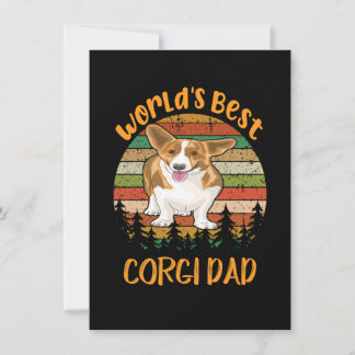 Invitación 1 World's Best Corgi Dad