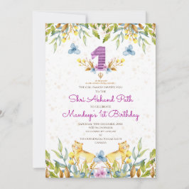 Invitación 1er cumpleaños Sukhmani Sahib y Akhand Path invita