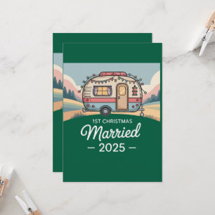 Invitación 1er Navidad Casado 2025   Camper Vintage RV