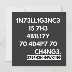 INVITACIÓN 1N73LL1G3NC3 15 7H3 4B1L17Y 70 4D4P7 70 CH4NG3.