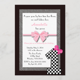 Invitación 1r cumpleaños de las niñas