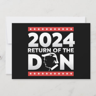 Invitación 2024 Regreso del Don Trump 45 47 Presidente de EE.