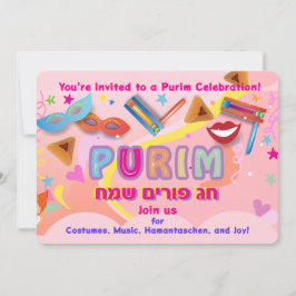Invitación 2026 Happy Purim Festival