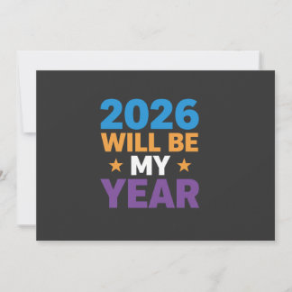 Invitación 2026 Será Mi Año Inspirador Nuevos Comienzos