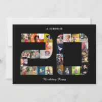 20.º Collage de fotos de la fiesta de cumpleaños b