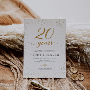 Invitación 20 Aniversario de Boda - GAC24c
