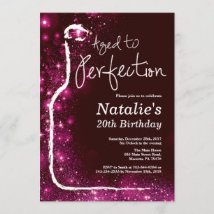 Invitación 20 Años de nacimiento vitivinícola a Purpurina Ros