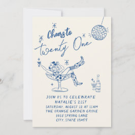 Invitación 21.ª Cowgirl Cowgirl Fun fun cumpleaños