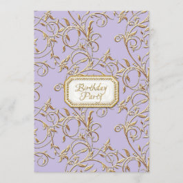 Invitación 21.ª Fiesta de cumpleaños Glam Old Hollywood Regen