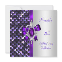 21 cumpleaños Silver secuestra flujo morado de dia