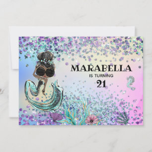 Invitación *~* 21 Fiesta de cumpleaños de la sirena de arcoir