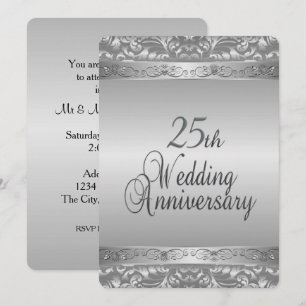 Invitación 25º Aniversario de Boda