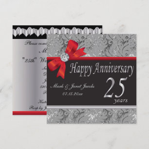 Invitación 25º Aniversario de Bodas de Plata