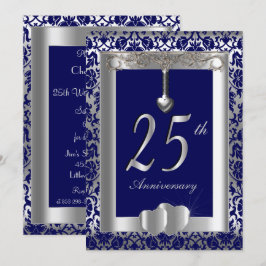 Invitación 25º Aniversario de Bodas de Plata | Texto de brico
