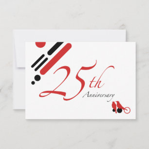 Invitación 25º Aniversario (mod pájaros)