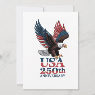 Invitación 250 aniversario de EE. UU.