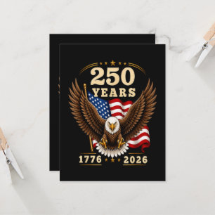 Invitación 250 Aniversario EE. UU. 250 Años 1776-2026