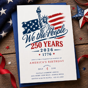 Invitación 250 Aniversario Nosotros El Pueblo