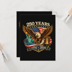 Invitación 250 años 250 aniversario de Estados Unidos