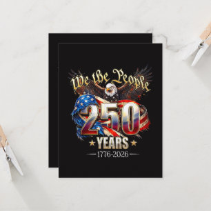Invitación 250 años 250 aniversario de Estados Unidos 4 de ju