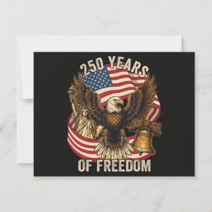 Invitación 250 años americano 1776-2026