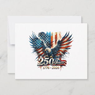 Invitación 250 Años Aniversario de América 250º Independencia